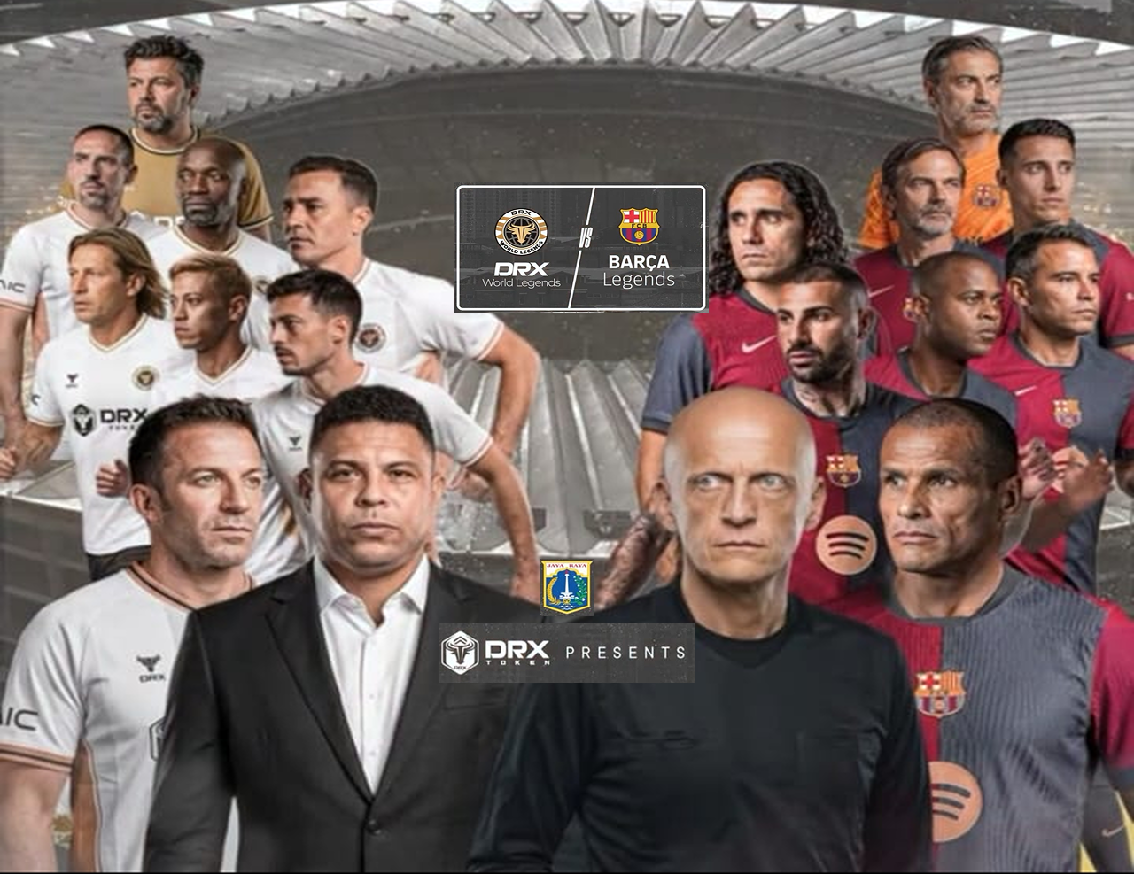 Clash of Legends 2026 di GBK: Barcelona Legends vs DRX World Legends, Nostalgia Besar di HUT ke-500 Jakarta