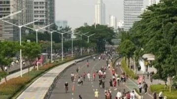 Polemik CFD Sabtu dan Minggu di Jalan Protokol Jakarta
