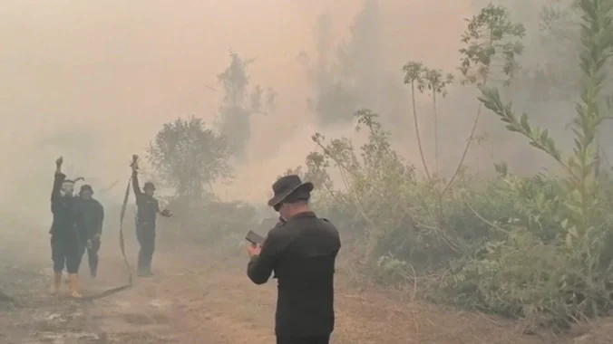 Bareskrim Kepolisian Republik Indonesia Tetapkan Empat Korporasi Sebagai Tersangka Kasus Kebakaran Hutan