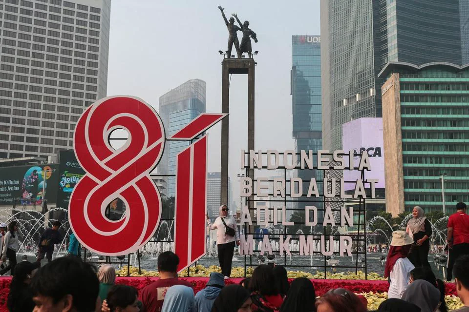 Arus Lalu Lintas Jakarta Padat Saat Perayaan HUT ke-81 RI