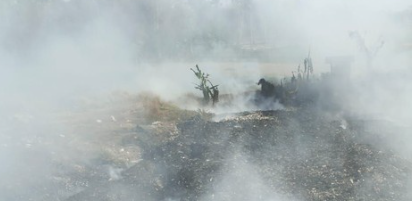 TPA Liar Waringinkurung Terbakar, Asap Masih Mengepul hingga Pagi